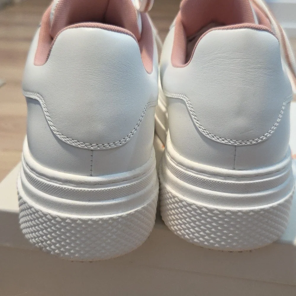 See By Chloe Essie pink/white leather Sneakers Sz 39 - Picture 7 of 14